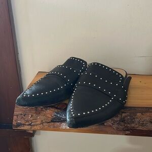 en Thread 'Darla' Studded Leather Mules size 8